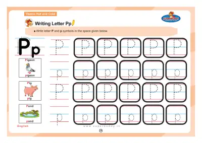 Preview of the first page of Writing Letter Pp