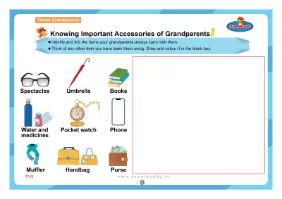 Preview of the first page of Knowing Important Accessories of Grandparents