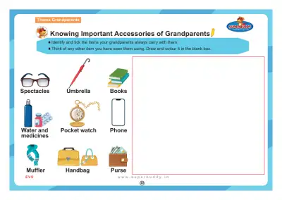 Preview of the first page of Knowing Important Accessories of Grandparents