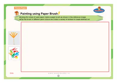 Preview of the first page of Painting using Paper Brush