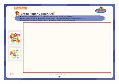 Preview of the first page of Crepe Paper Colour Art