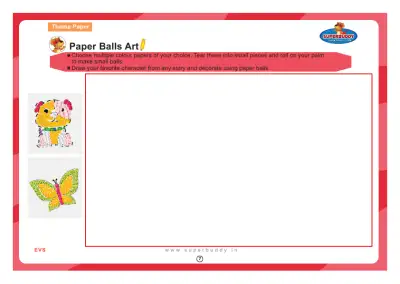 Preview of the first page of Paper Balls Art