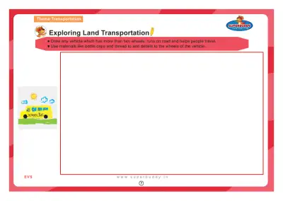 Preview of the first page of Exploring Land Transportation