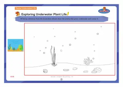 Preview of the first page of Exploring Underwater Plant Life
