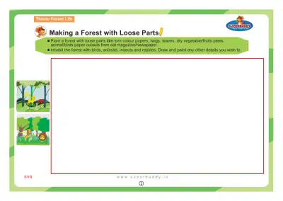Preview of the first page of Making a Forest with Loose Parts