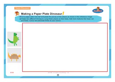 Preview of the first page of Making a Paper Plate Dinosaur