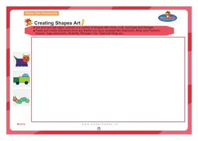 Preview of the first page of Creating Shapes Art
