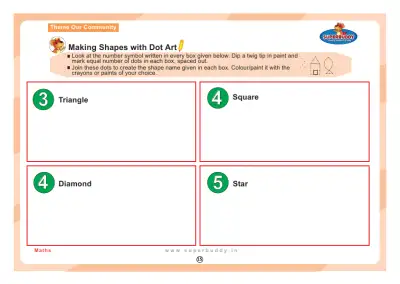 Preview of the first page of Making Shapes with Dot Art