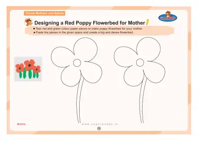 Preview of the first page of Designing a Red Poppy Flowerbed for Mother