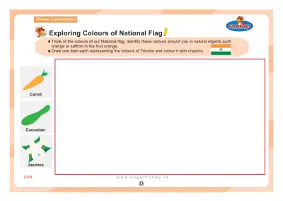 Preview of the first page of Exploring Colours of National Flag