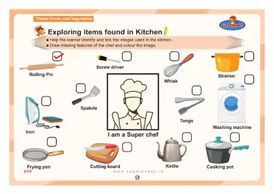 Preview of the first page of Exploring items found in Kitchen