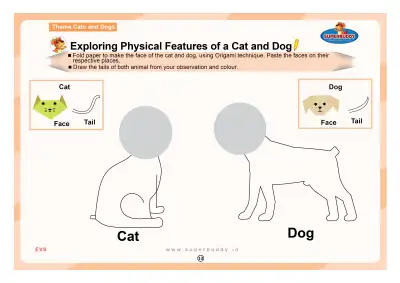 Preview of the first page of Exploring Physical Features of a Cat and Dog