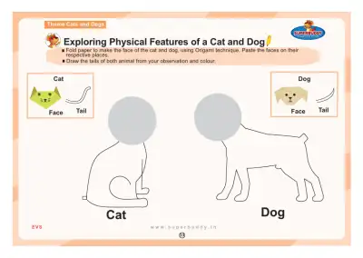 Preview of the first page of Exploring Physical Features of a Cat and Dog