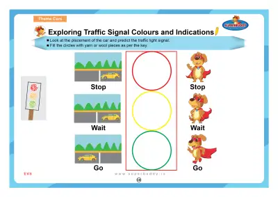 Preview of the first page of Exploring Traffic Signal Colours and Indications