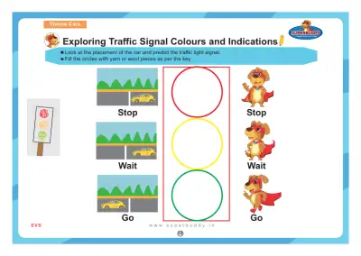 Preview of the first page of Exploring Traffic Signal Colours and Indications
