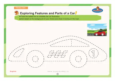 Preview of the first page of Exploring Features and Parts of a Car