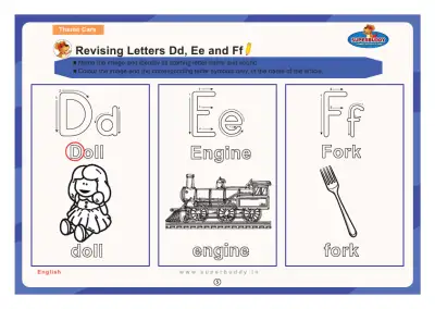 Preview of the first page of Revising Letters Dd, Ee and Ff