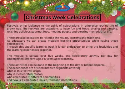 Preview of the first page of Christmas Week Celebrations