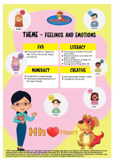 Preview of the first page of Nursery · Feelings and Emotions · Week 10 — Combined week package (TP + Tasksheets)