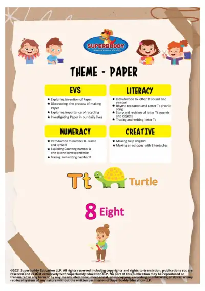 Preview of the first page of Nursery · Paper · Week 24 — Combined week package (TP + Tasksheets)