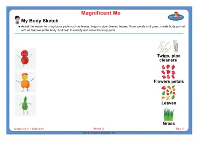 Preview of the first page of My Body Sketch