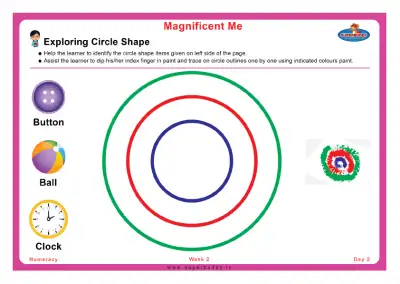 Preview of the first page of Exploring Circle Shape