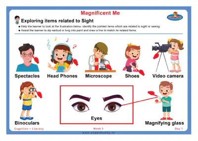 Preview of the first page of Exploring items related to Sight