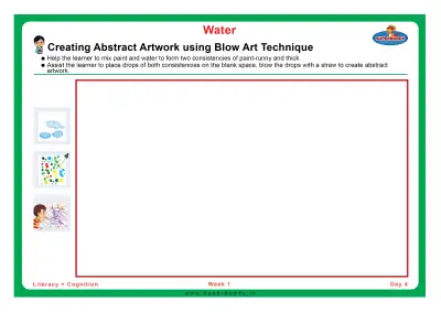 Preview of the first page of Creating Abstract Artwork using Blow Art Technique