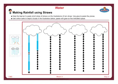 Preview of the first page of Making Rainfall using Straws