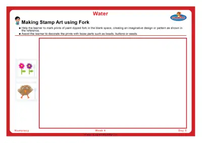 Preview of the first page of Making Stamp Art using Fork