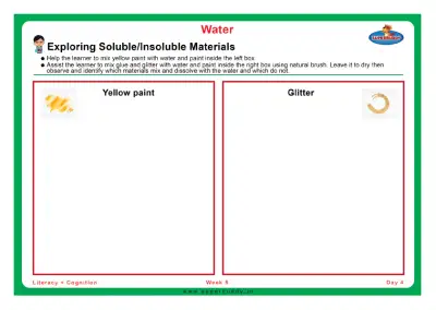 Preview of the first page of Exploring Soluble/Insoluble Materials