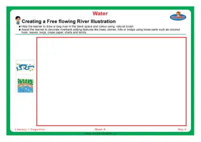 Preview of the first page of Creating a Free flowing River Illustration