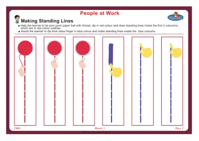 Preview of the first page of Making Standing Lines