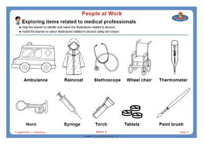 Preview of the first page of Exploring items related to medical professionals