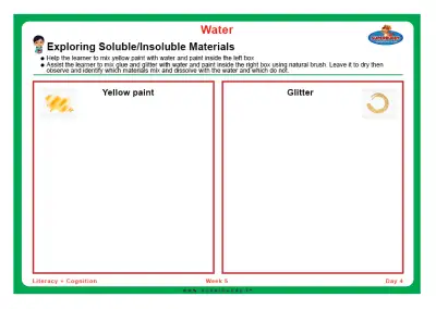 Preview of the first page of Exploring Soluble/Insoluble Materials