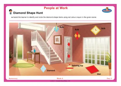 Preview of the first page of Diamond Shape Hunt