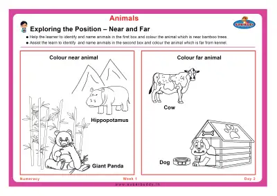 Preview of the first page of Exploring the Position – Near and Far