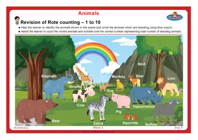 Preview of the first page of Revision of Rote Counting 1-10