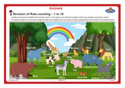 Preview of the first page of Revision of Rote Counting 1-10