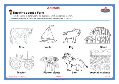 Preview of the first page of Knowing about a Farm