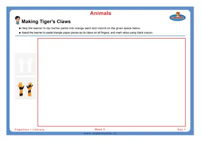 Preview of the first page of Making Tiger's Claws